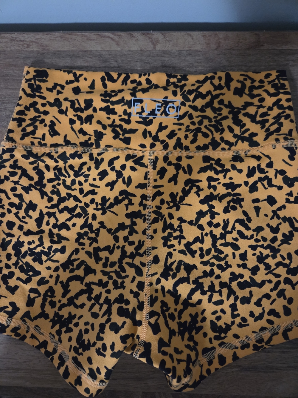 Fleo Orange and Black Halloween Edition Shorts